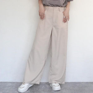 【接触冷感】ワイドパンツ