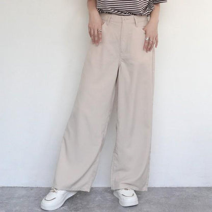 【接触冷感】ワイドパンツ