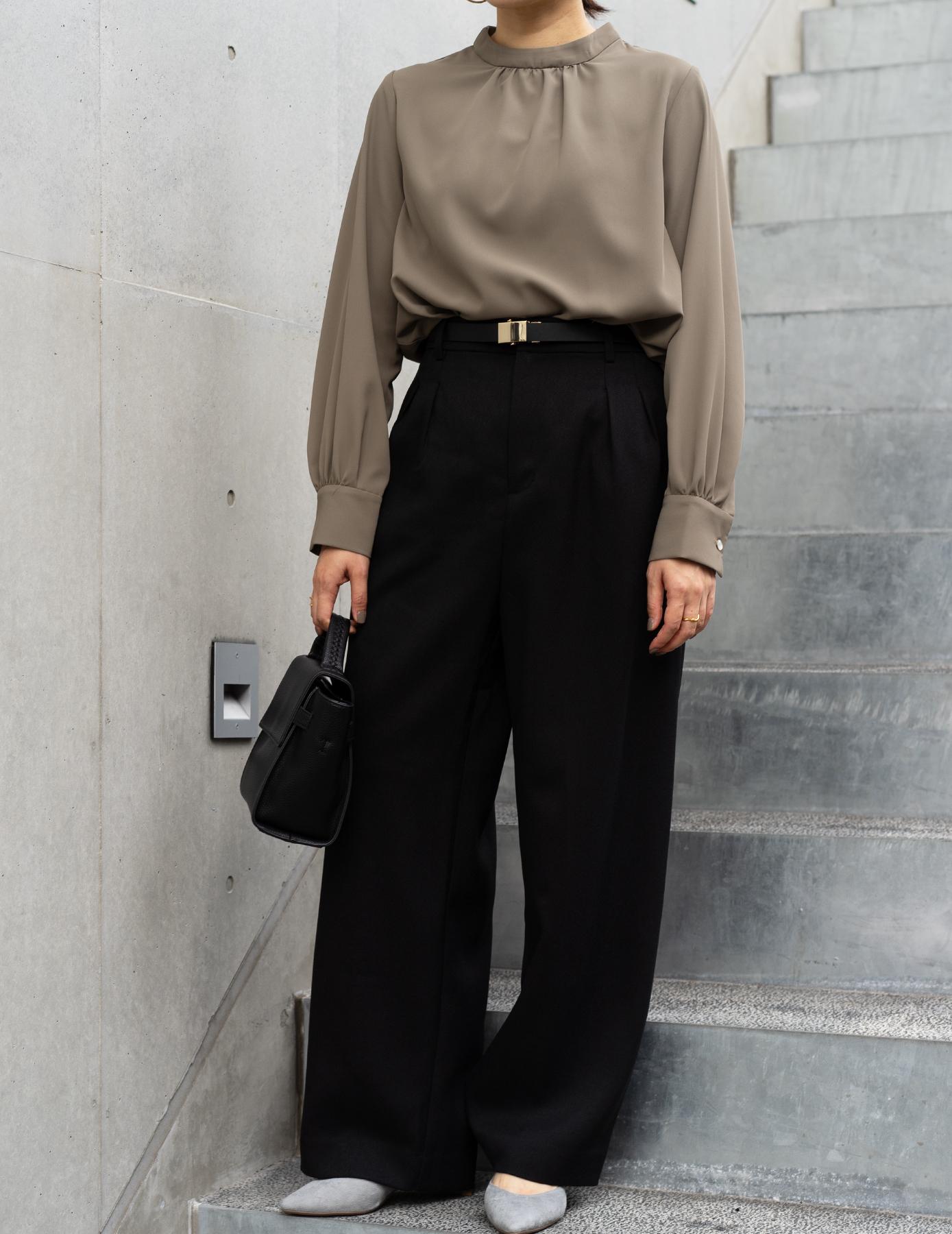 ワイドストレートパンツ