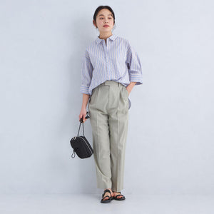 ストライプ ドルマン シャツ