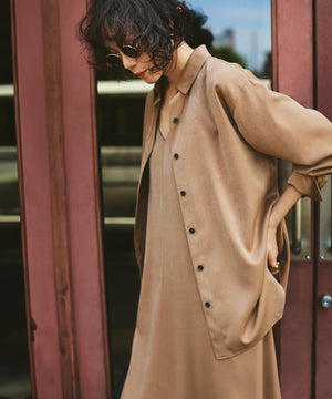 スエーディーサテン シャツ