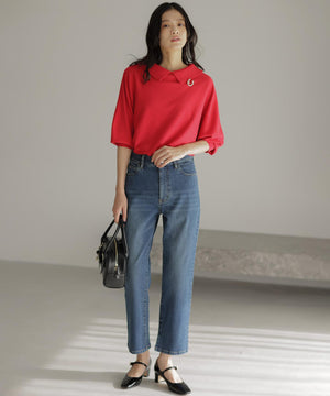 ミッドデニム パンツ