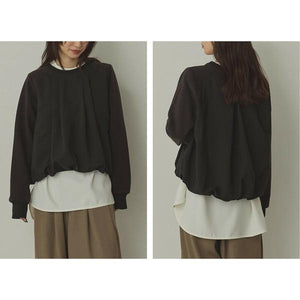 あったかポンチベロアボンディングトップス