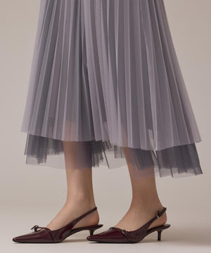 チュールリバーシブルスカート