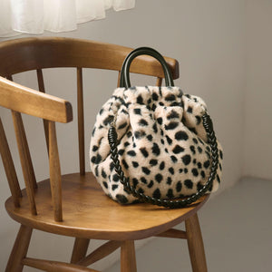 フェイクファー2WAY トートバッグ / ショルダーバッグ