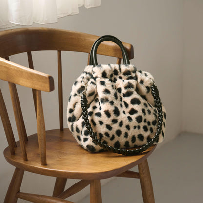 フェイクファー2WAY トートバッグ / ショルダーバッグ