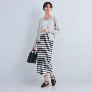 ドラキー クルーネック ニット カーディガン