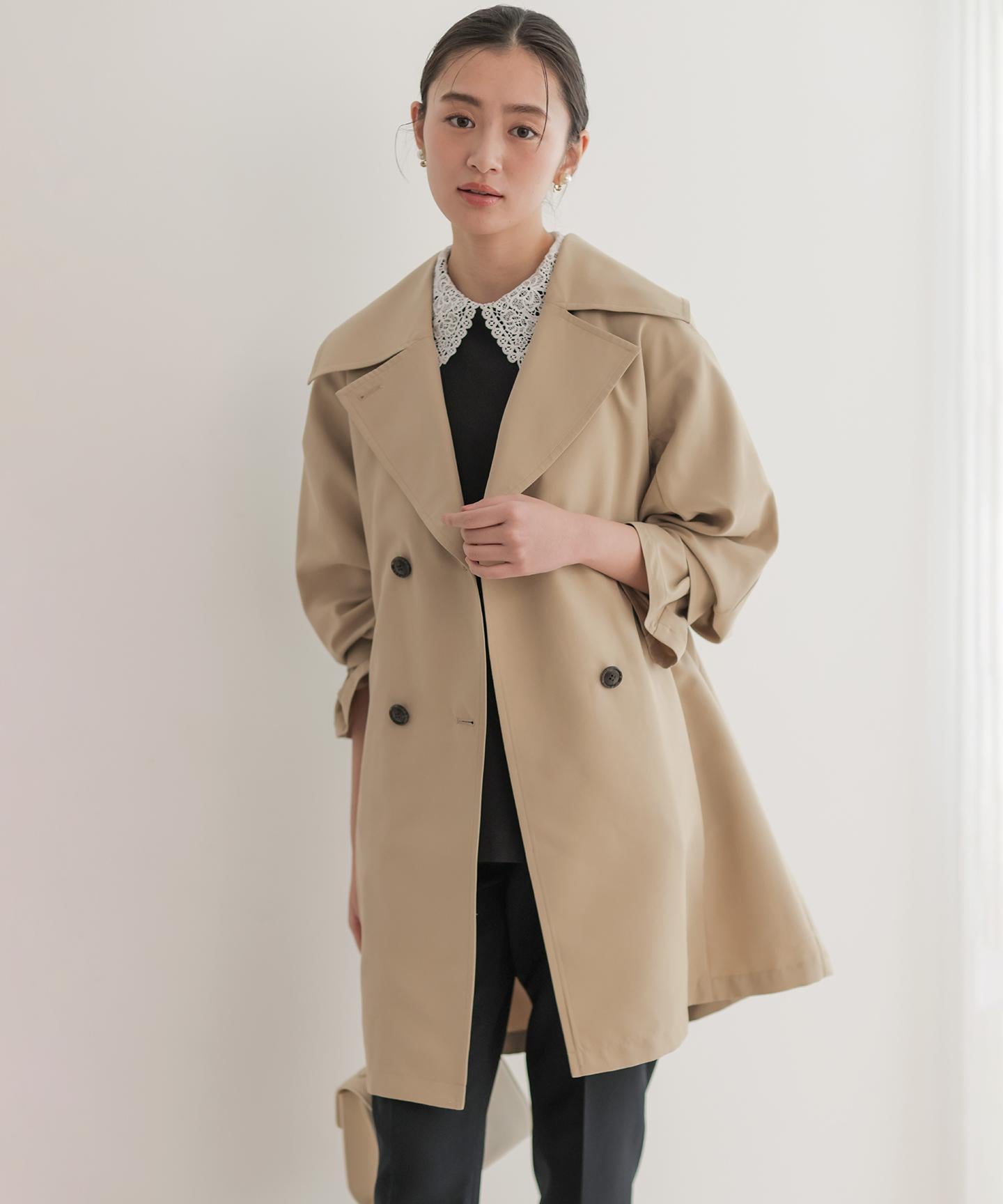 リラクシング トレンチコート