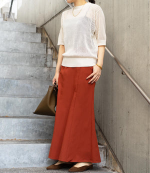 リネンライクマーメイドスカート