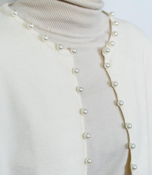 パールニットカーディガン