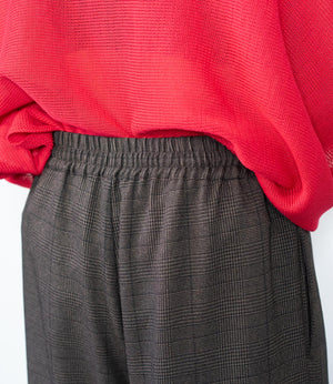 グレンチェックダイージーパンツ