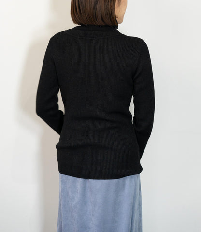 ラメタートルスリムニット