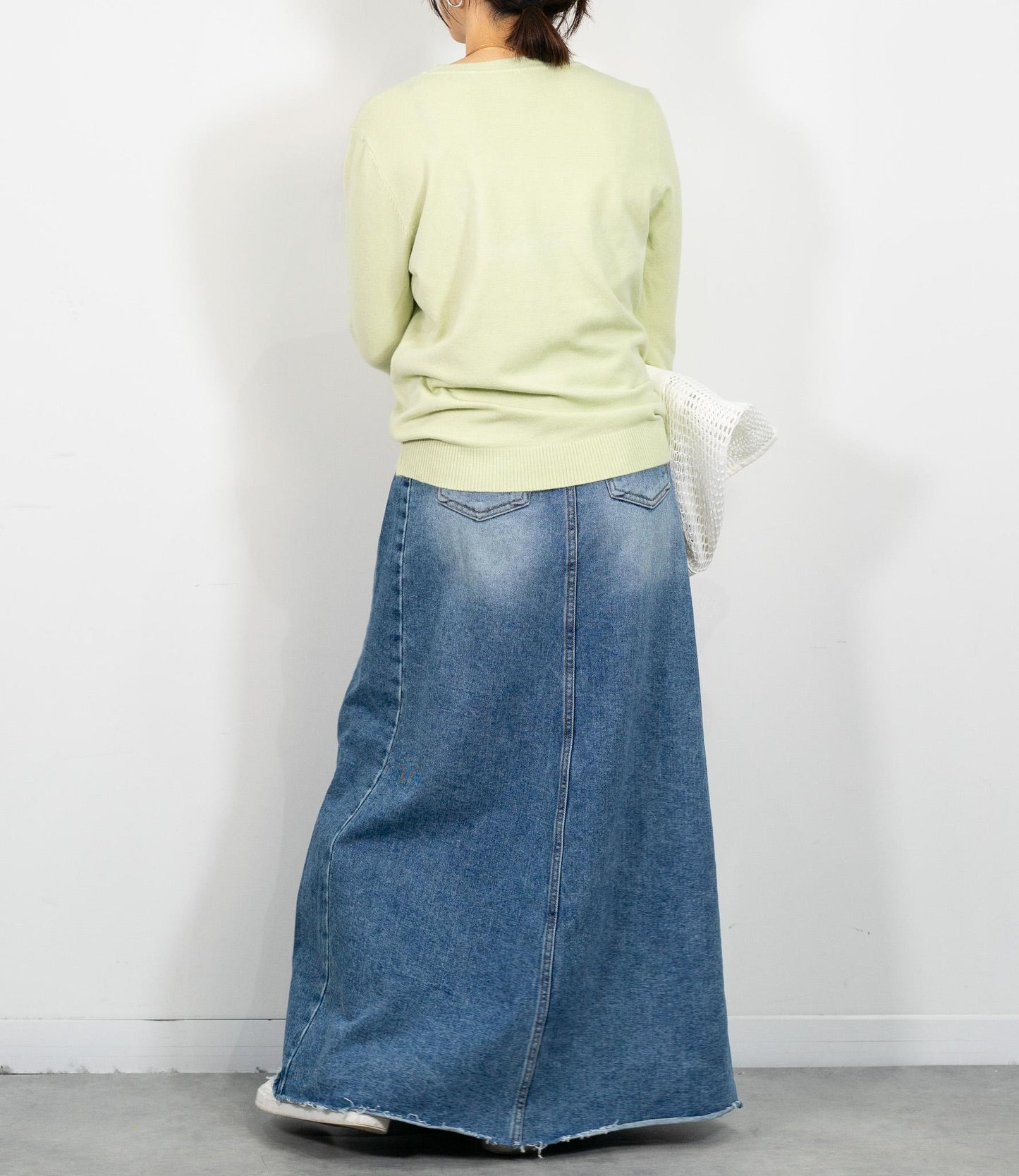 ソフトタッチクルーネックニット