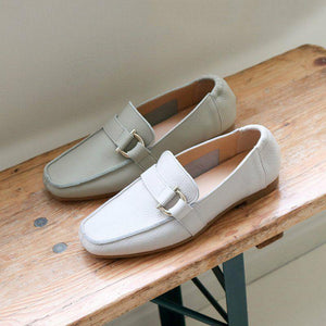 【防水】バックルモカローファー