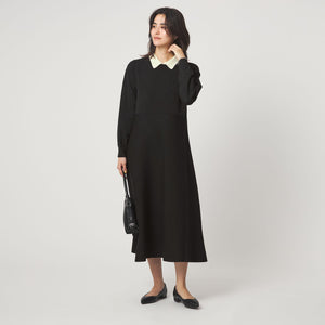 ハイショク エリツキ ニット ワンピース