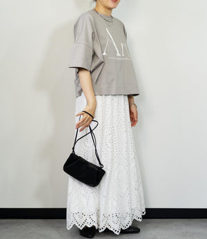 【接触冷感】ショートロゴTシャツ