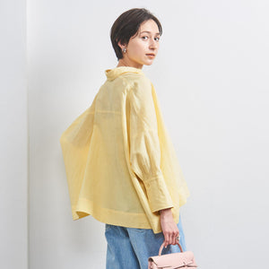 リネン ドルマン シャツ