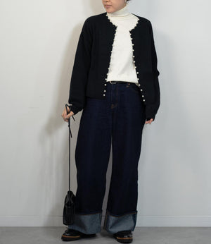 パールニットカーディガン