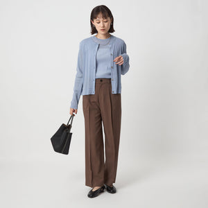 シアーラメ チュール カーディガン