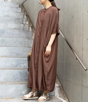 2wayスリーブボクシーワンピース(インナーワンピース付き)