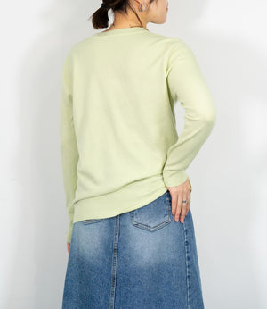 ソフトタッチクルーネックニット