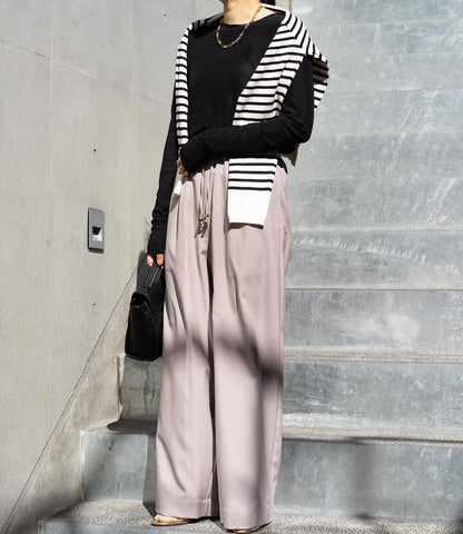 ダブルチュールカットソー