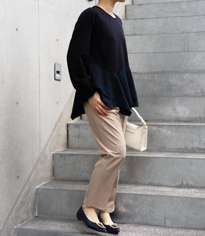 ドッキングイレヘムブラウス