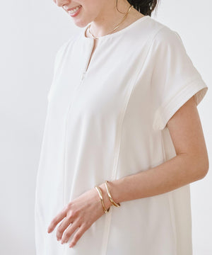 フロント2wayステッチワークブラウス