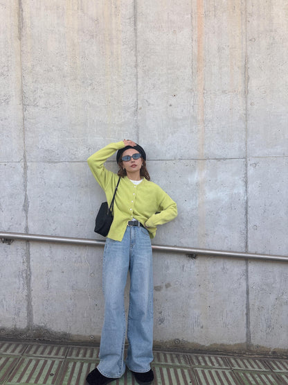 レッグラインワイドデニム