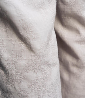 フローラルジャガードテーパードパンツ