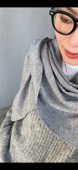 三角マフラーショール