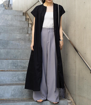 コットンロングワンピース