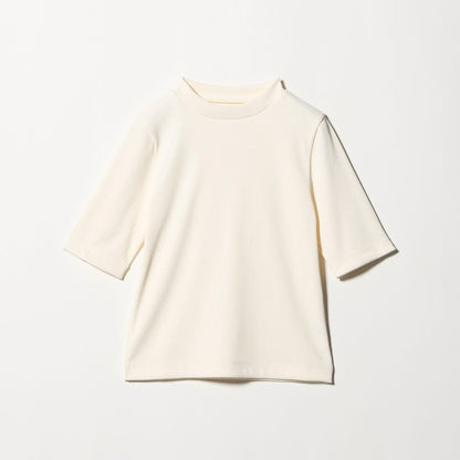 ニットライク モックネック カットソー