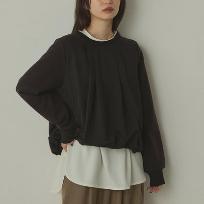 あったかポンチベロアボンディングトップス