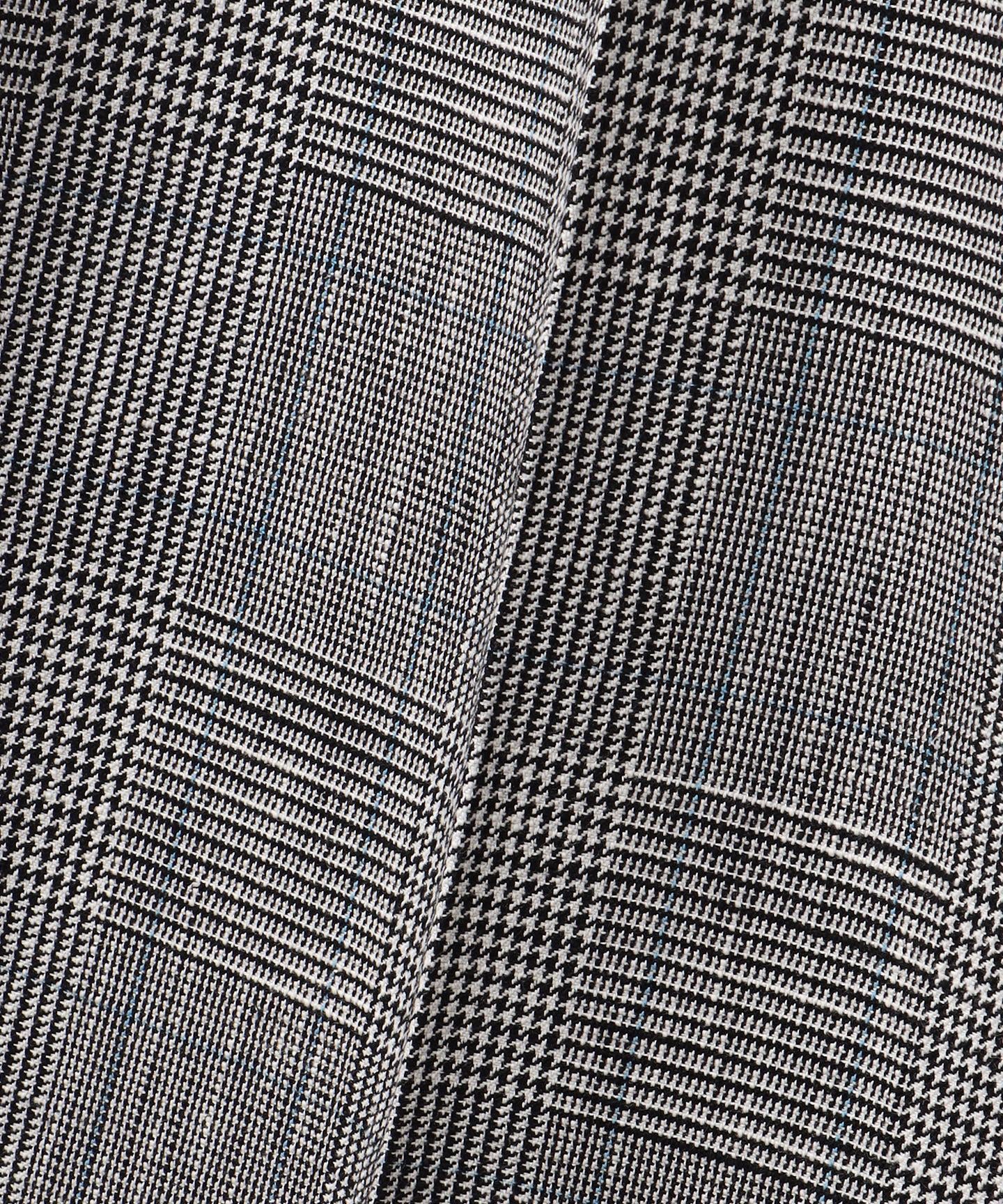 グレンチェック ワイドパンツ