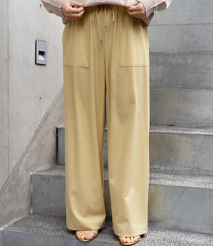 フィルムストライプストレートパンツ