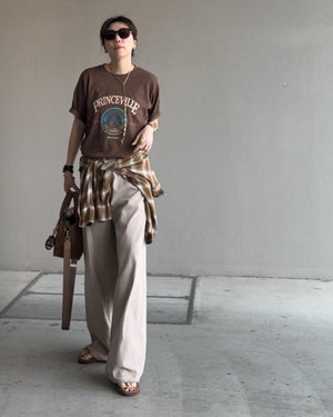 ヴィンテージライクPRINCEVILLEロゴTシャツ