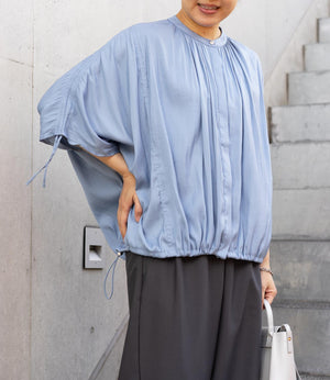 ギャザーモーフドルマンブラウス