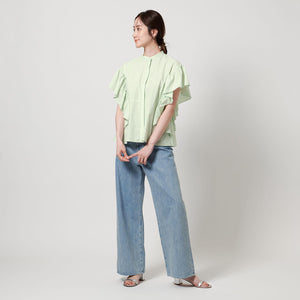 イージー フレアスリーブ ブラウス ‐撥水・UVカット・防シワ‐