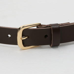 シンプル レザー ベルト