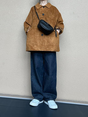スエードライクオーバージャケット