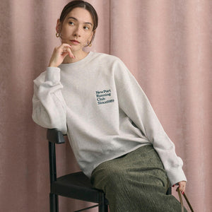 コットン裏毛 ロゴスウェット プルオーバー