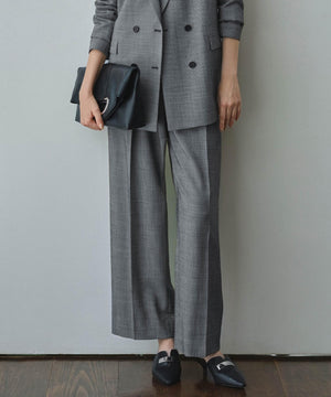 ウール2WAYストレッチ ワイドパンツ