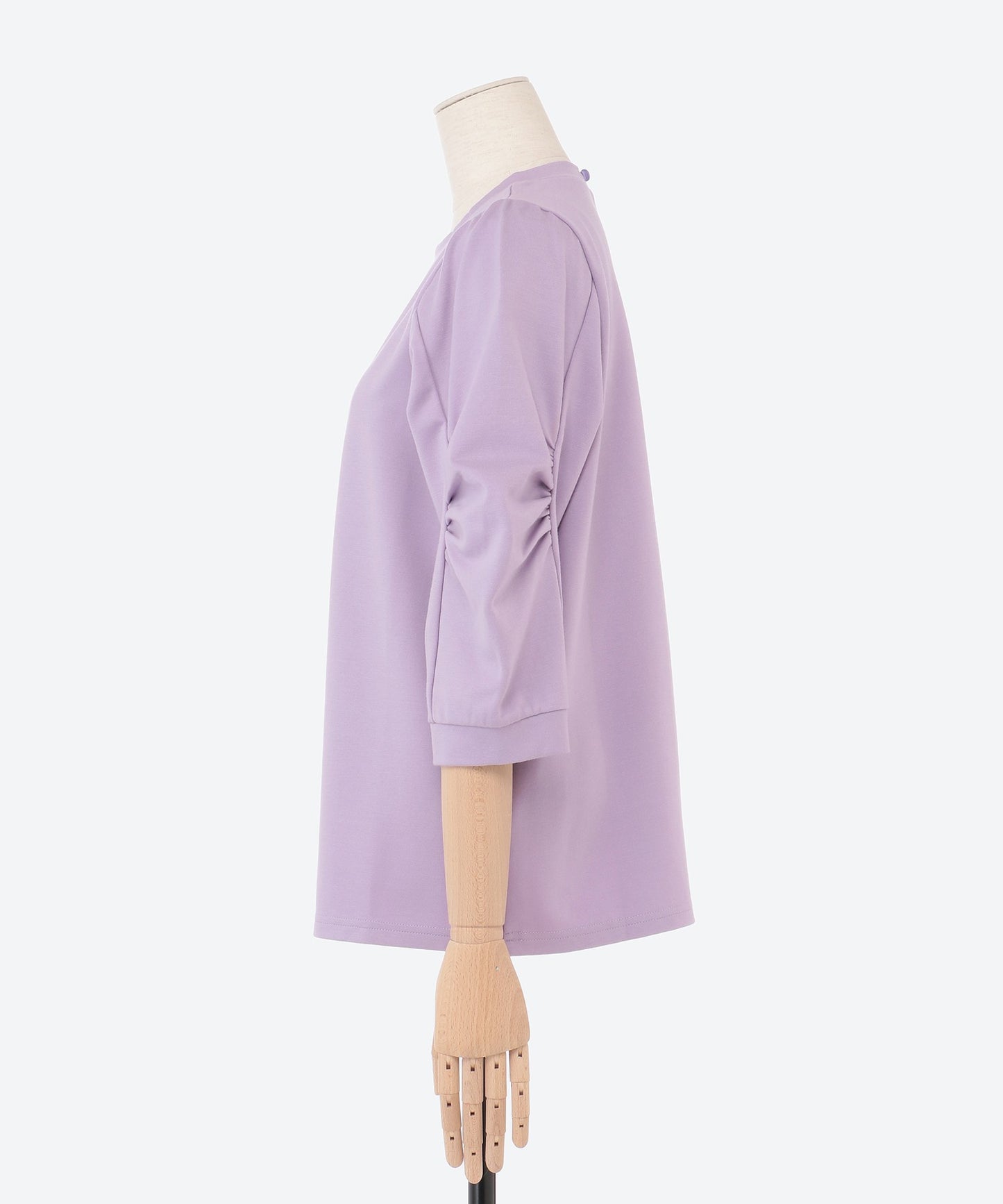 クルーネックボリュームスリーブカットソー