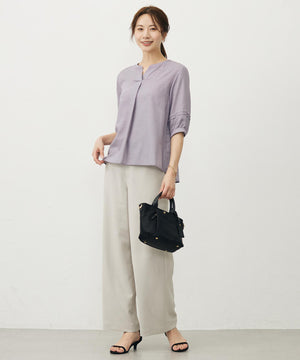 Light ジョーゼット ワイド パンツ