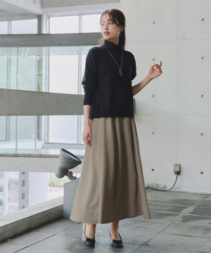 ラグランニットトップス