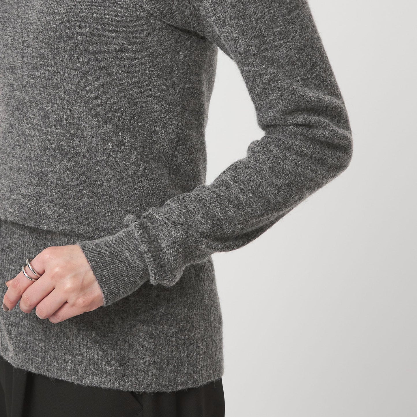 ポロニット カーディガン × ビスチェ ニット セット