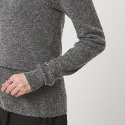 ポロニット カーディガン × ビスチェ ニット セット