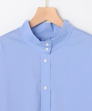 コットンタッチシャーティング刺繍入り ブラウス