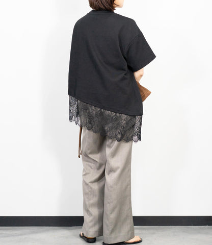 レースドッキングTシャツ